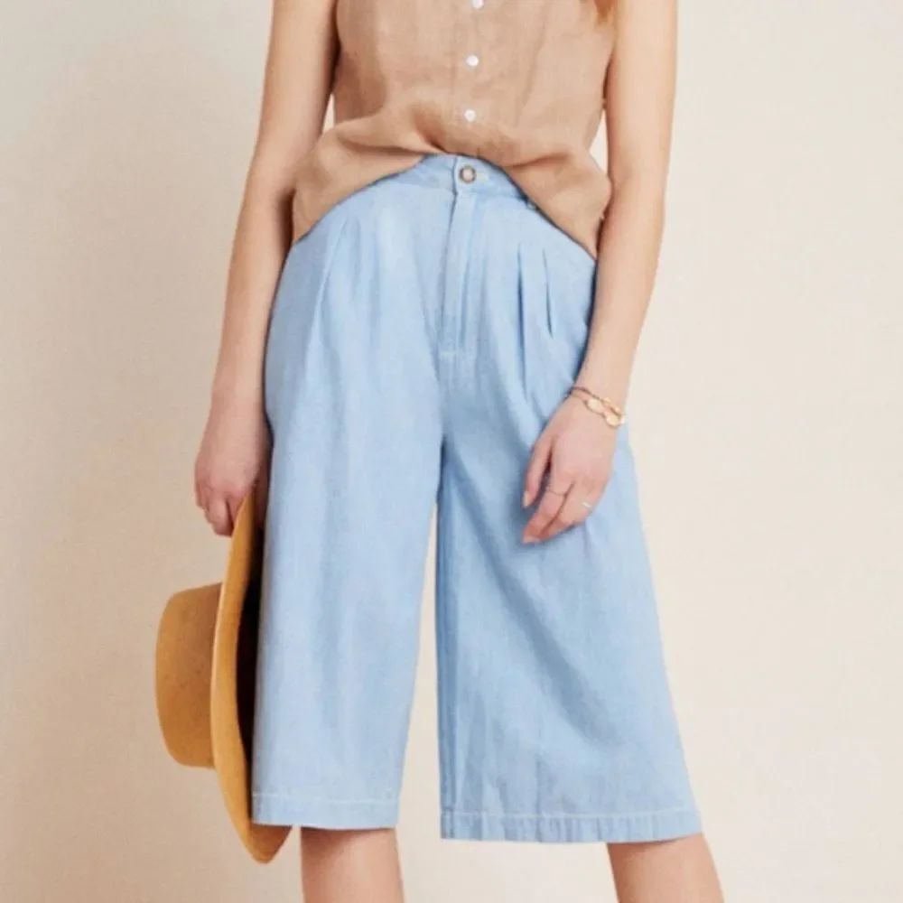 NWT Mina chambray culottes. Size 26